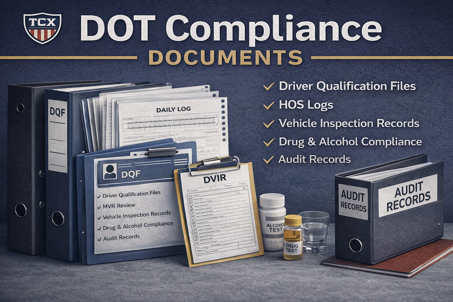 DOT Compliance Documents: The Complete List Truck Drivers Must Maintain