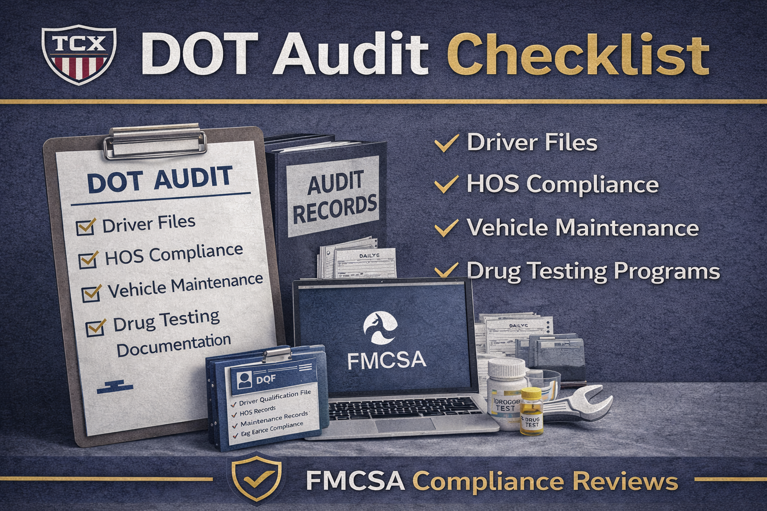 DOT Audit Checklist: How Trucking Companies Prepare for FMCSA Compliance Reviews